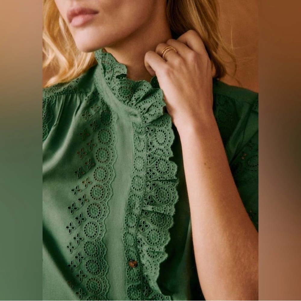 Sezane Dalhia Button Down Top - Picture 12 of 13
